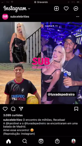 #luvadepedreiro #karoline se encontram uma balada em madrid #recebaaaaaa 🧤🔥