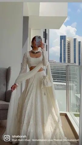 White chikankari lehenga 🤍 #stylingseries #OOTD #chikankari #lehenga #grwm