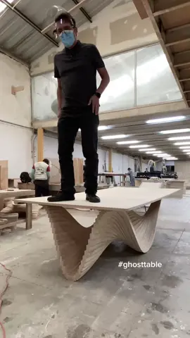 Quality check! The beautiful #ghost table is a unique table that has an sculptural form that captures your eye! Available at Piegatto and in Miami at Artefactomiami                 #piegatto #diningtables #livingroom #officetables #furnituredesign #interiordesign #luxuryliving #conferencetables #outdoorfurniture #sculpturaltable #tabledesign #oneofakind #console #homedecor #circulartable #tablebase #outdoordesign #modulartables #beautiful #luxuryfurniture #interiors #architecture #homedesign #countrylife #Love #art