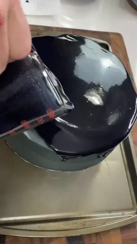 Shiny mirror glaze 💙 #bakeitwithaj #baking #cooking #cake #cakedecorating #food #Foodie #fyp #gay #eat #foodporn #awesome #beautiful