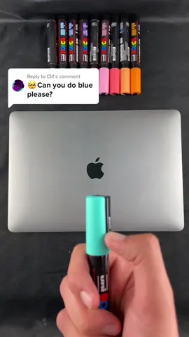 Replying to @Clif I can’t believe i did this… #foryou  #art #posca #macbook