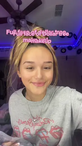 Full face of dollar tree make up! Part 1/3 ! ##dollartree##makeup