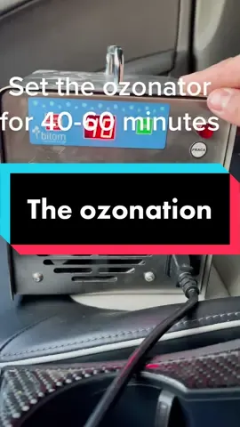 The ozonation, car aircondition refreshing. #ozon #ozone #ozonator #ozonation #audi
