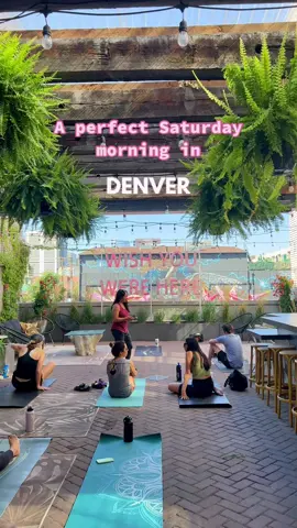 The best way to start the weekend #denver #thingstododenver #denverco #denveractivities #weekendsdoneright #denverweekend #denvercolorado #colorado #denverinfluencer #denveryoga #denverfood #denverfoodie #denverfoodscene #denverbrunch #brunchtok #farmersmarket #denverfarmersmarket