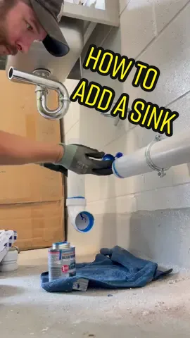 This is a #howto video of adding a sink. Guess how long this took me.       #plumbingsk8r #plumbing #plumber #DIY #homerenovation #add #new #sink #kitchen #bathroom #pex #pvc #glue #fyp #easy #install #milwaukee #tools @RIDGID Tools #propress #construction #job #work@Milwaukee Tool