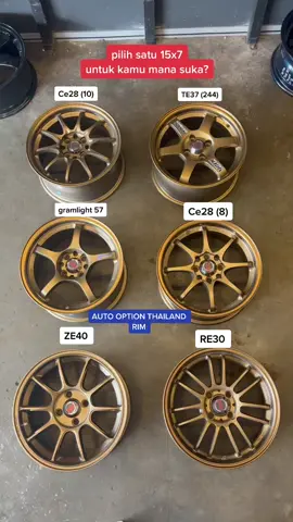 #autooption #madeinthailand #ssw #ce28 #te37 #re30 #ze40 #gramlight #bronze #sportrimkereta #sportrimmurah #johorbahru #wheelmaster #skudai #myvi #cityhatchback #bossjackchow #vios