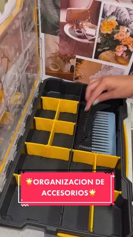 De esta forma es como mantengo organizado todos los accesorios que utilizo para el cabello😍 #cuidadosdelcabello #parati #belleza #organizing #foryou #hairtok #accesoriosdecabello 