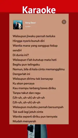 sang dewi by lyodra karaoke with backing vokal and lyrics #karaoke_lirik #lyodra #sangdewi #fypp #karaoke #lirik