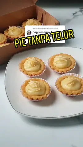 Balas @kusmiharsih Lunas ya.. ini resep pie tanpa telur nya. pie keju dengan isi nutela ini gak amis sma sekali.. #resepsimple #fypシ #wildamomschannel