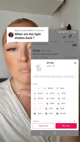 Replying to @jayzlee690 #restock #backinstock #allshades #tiktokshop #hnbcosmetics #hnbconcealer #viralproduct