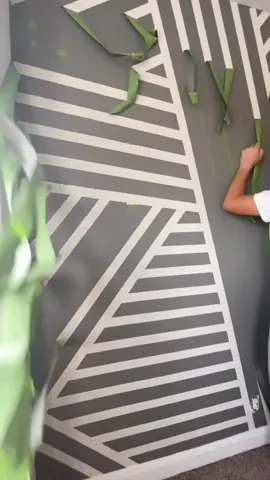 Follow us for more designs! - @kenzieandnicksugar - #painterstape #maskingtape #homedecoration #homedecortiktok #walldecor #walldecoration #tapeasmr