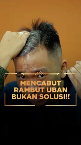 Jangan sekali-sekali cabut rambut yang beruban ya guys!  #captainmenscare #jualpomade #pomade #clay #hairpowder #waterbased #kidspomade #fyp #xyzbca