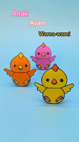 Anak ayam warna-warni