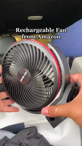 This is a lifesaver at night! #rechargablefan #carcamping #autocamping #vanlife #campingcar #Hiking #camping #campinggear #amazonfinds
