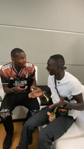 Pogba and Khaby doing things at the stadium! 😂 #Pogba #khabylame #Juventus @paulpogba @khaby.lame