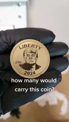 Trump2024 coin #Trump #trump2024 #trumptrain #potus2024 #donttreadonme #challengecoin #patriot #freedomofspeech #freedom  #donaldtrump