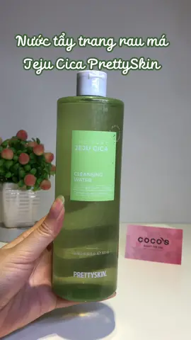 Nước tẩy trang rau má Jeju Prettyskin phù hợp với da gì? Khám phá trong video này nha #prettyskin #cocobeauty #nuoctaytrang #damun