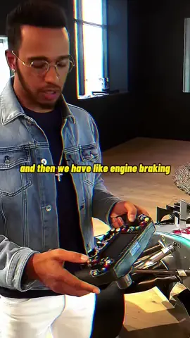 Lewis Hamilton explains his F1 steering wheel #f1 #fyp #ferrari #f1tiktok