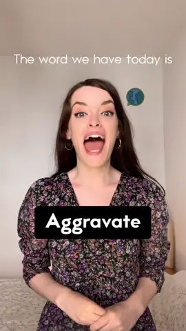 What do you find aggravating? #english #englishwords #advancedenglish #englishclass 