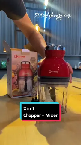 DESSINI ITALY RS1686 900mL Capsule Cutter Spin Chopper Blender Grinder Mixer Mincer Masher Juicer #tiktokmakemebuyit  #racuntiktok #goodthing #lifehacks #fyp  #racunintiktok #tiktoklive #tiktokshop #tiktokshopmalaysia #giftday