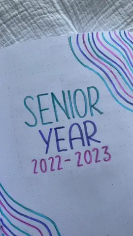 heres an explanation/some inspo for my senior year bullet journal