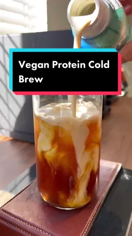 Vegan Protein Cold Brew with @liveowyn #owynambassador #coffeetok #coffee