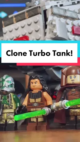 75151 Clone Turbo Tank #lego #starwars #legostarwars #legostarwarstheskywalkersaga #turbotank