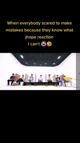 6 of them are scared to Jhope haha @BTS #bts #btsarmy #runbts