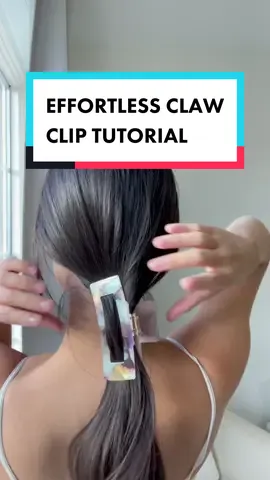 How to effortlessly wear your claw clip on lazy days | Easy Hair Clip Tutorial #clawclip #longhairstyle #hairtok #clawcliphairstyles 
