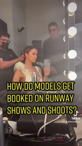 How do Models get booked on Runway Shows and Photoshoots? 🤔 #modeltok #modeltiktok #howtomodel #becomeamodel #modeltips #modellife #castings #getscouted #runwaymodels #photoshoots 