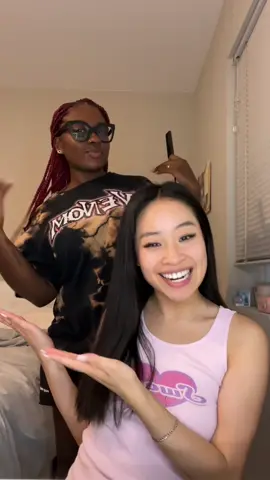 I wasn’t late bc my friend did my hair @yowhasup1 #grwm #gettingmyhairdone #braidinghair   