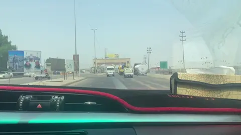 بوابة البصرة. عند المغادره البصرةً. طريق. #العمارة_ميسان_