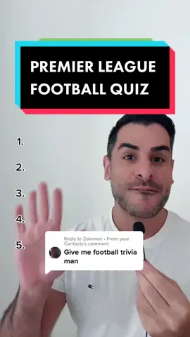 Replying to @Zoloman • From your Contacts premier league football quiz. How many you get? #quiz #football #Soccer #PremierLeague 