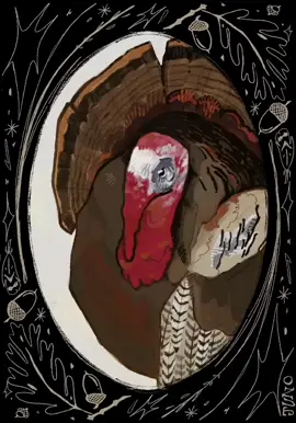 its fall 🦃🪶🍂🌾 (this isn’t otgw fanart, this is wild turkey fanart, my favorite bird) #overthegardenwall #otgw #turkey #art #artistsoftiktok #speedpaint #wildlifeart #avianaugust #autumnvibes 