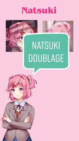 SPOIL SUR DDLC !La voici la voilà,la petite Natsuki ! #natsuki #natsukiddlc #natsukidokidoki #natsukidokidokiliteratureclub #ddlc #dokidoki #dokidokiliteratureclub #doublagedevoix #doublage #fyp