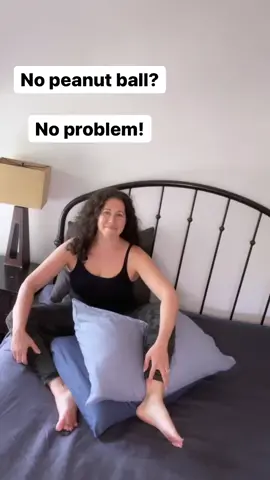 ✨You may have heard about the benefits of a peanut ball, but if you don’t have one readily available, no worries! You can improvise with pillows.  Use the pillows in different positions to help guide your baby through your pelvis. By opening the inlet and outlet of the pelvis while widening the mid-pelvis, you can strategically create more space for baby’s journey.  Open the INlet: Positions where the thigh bones are externally rotated will open the pelvic inlet.  Widen the MIDpelvis: This is marked by the space between the ischial spines (which I call “baby speed bumps” since they potentially can slow down progression)! Asymmetrically opening the pelvis can widen the mid-pelvis.  Open the OUTlet: Internally rotating the thigh bones will widen the sit bones and open the outlet (bottom) of the pelvis, making more space for baby.  BONUS: Many of these positions are epidural-friendly! In fact, utilizing a peanut ball or strategically placed pillows can be incredibly beneficial with an epidural since there is limited upright mobility.  Save this post for later or share it with a pregnant friend!                            #laboranddelivery #pregnantlife #pregnant #firsttimemom #prenatalyoga#yoga#babiestiktok #birthingtips #birthingpeople #yoganyc #yogastudio #pelvichealth #pelvicfloor #fyp