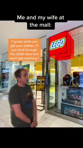 It’s always a good time with my wife at the LEGO store. #lego #legotiktok #legotiktoker #legotok #legoset #legostore #legomeme #legos #legofan #afol #legofyp #legocommunity #legocontent #legosets #fyp #foryou #parksandrec #meme #funny #parksandrecreation #joke #mall #greenscreen #husbandwife #couplememes #marriage #marriagehumor #oc #fyp #foryou #trending #viral 