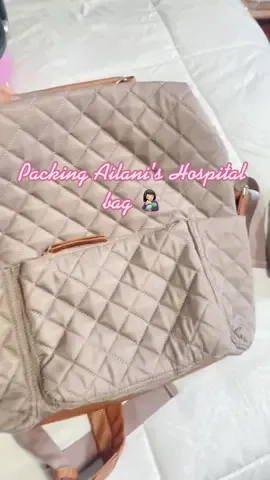 Packing my baby’s hospital bag as a first time mom 👣💗 #firstimemom #sahmlife #pregnant #hospitalbagforbaby #laboranddelivery 