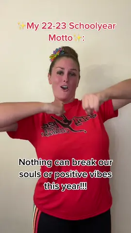 This is gonna be THE year!! #teacher #teachersoftiktok #breakmysoul #beyonce #positivevibes #positivity #positiveteachertok #teachersof2022 #fyp #fypシ