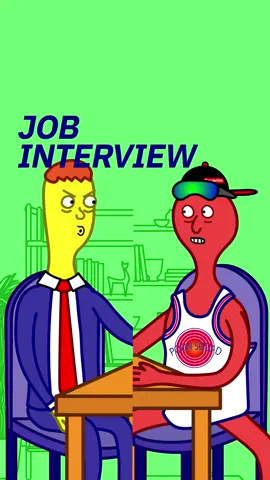 Job Interview #memes #comedy #animation #foryou #fyp ##fyp #jobinterview #funny #foru 