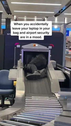 TSA are always furious #airportsecurity #TSA #travel #airport #xray