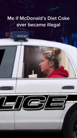 Id go to jail for some mickey d’s diet coke tho #dietcokegirly #mcdonalds 