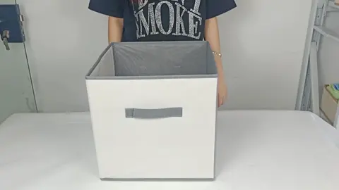 Collapsible Fabric Storage Cubes Organizer with Handles