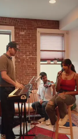 missing new york, this apartment, and these talented people right about now :’) • #whenshelovedme #whenshelovedmecover #violincover