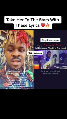 #duet with @Mr El-Luiz #singing Send this to your girlfriend if you really love her! I just sent it to mine and shes wowed @Don Jazzy @Mr Eazi @davido Shout out to  @edsheeran #FikkyBaddman #xfreestyle #fyp #foryou
