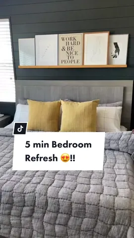 5 minute Bedroom Redesign 😍! Inspired by my new favorite show, Instant Dream Home, streaming now on @netflix #netflixpartner #instantdreamhome #bedroommakeover #bedroomdecorideas #bedroomdecor 