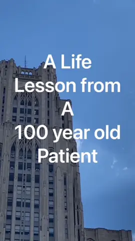 A lesson from a 100 year old stranger <3 for anyone who needed to hear this 