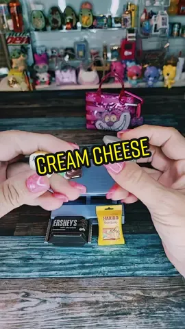 OMG...this is adorable! follow if you want to know where to get them! #creamcheese #minifood #foodietiktok #miniature #toys