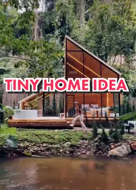 🗻 A small dream house in nature 🏞🏙 #Tiny #Home #House #Chalet #Style #Love #Nature #Dream #Millionaire #Tiltok #Fyp #Viral