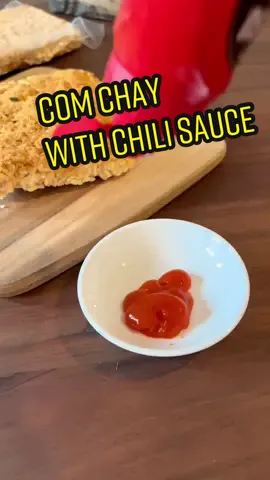 Com chay with chili sauce. Vietnamese rice cracker 🌶🌶 #trend #trending #fy #fyp #fypシ #foryou #foryourpage #ocfood #lafood #lafoodie #ocfoodie #foodietok #foodiesbelike #foodieatheart #homeeat #vyvyfoodjourney 